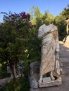 Headless ancient statue