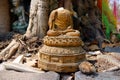 Headless buddha statue in old temple Royalty Free Stock Photo