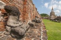 Headless Buddha statues at Wat Mahathat, Ayutthaya, Thailand Royalty Free Stock Photo