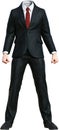 Headless Businessman, Business Suit, Isolated Royalty Free Stock Photo