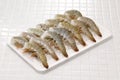 Headless frozen whiteleg shrimp Royalty Free Stock Photo