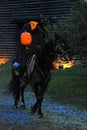 Headless Horseman Rides in Sleepy Hollow, Royalty Free Stock Photo