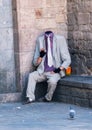 Headless Man in Barcelona