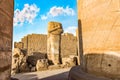 Headless statue in Karnak Temple Royalty Free Stock Photo