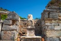 Headless statue of Scholastica. Ephesus Ancient City. Izmir, Turkey. Royalty Free Stock Photo