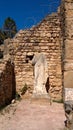 Headless statue in the Roman Villas of Carthage