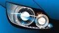 Headlight Royalty Free Stock Photo