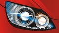Headlight Royalty Free Stock Photo