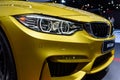Headlight of BMW M4 Coupe. Royalty Free Stock Photo