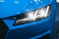 Headlight car Projector/LED of a modern luxury technology Royalty Free Stock Photo