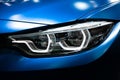 Headlight lamp of new modern car Royalty Free Stock Photo
