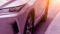 headlight on the modern car Royalty Free Stock Photo
