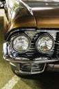 Headlight of a vintage car Royalty Free Stock Photo