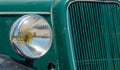 Headlight of vintage car Royalty Free Stock Photo
