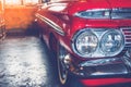 Headlight vintage car Royalty Free Stock Photo