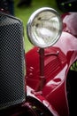 Headlight of a vintage classic car Royalty Free Stock Photo