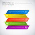 Headline Infographic Design Business Data Graphic Collection Presentation Copy Space Royalty Free Stock Photo