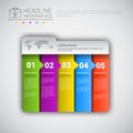 Headline Infographic Design Business Data Graphic Collection Presentation Copy Space Royalty Free Stock Photo
