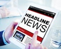 Headline News Top Stories Online Concepts