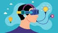 A headmounted device using ultrasound technology to enhance neural connections and improve memory and learning Royalty Free Stock Photo