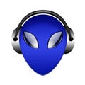 Headphone alien sign