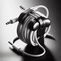 Headphone Cable Wrapper A compact spring loaded device that auto