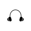 Headphone icon . headphones earphones icon. headset