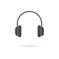 Headphone icon vector