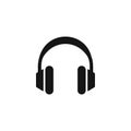 Headphone icon vector design template Royalty Free Stock Photo