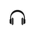 Headphone icon vector design template Royalty Free Stock Photo