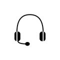 Headphone icon . headphones earphones icon. headset