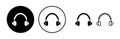 Headphone icon . headphones earphones icon. headset