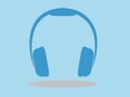 Headphone icon, vector illustration, minimal design Royalty Free Stock Photo