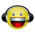 Headphone smile sign