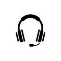 Headphones vector icon