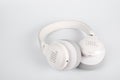 Headphones bluetooth JBL Live 500BT, new headphones on white background