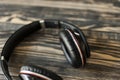 Headphones,closeup,detail,shallow focus