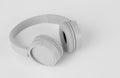 Headphones on gray Royalty Free Stock Photo