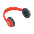 Headphones icon, cartoon style Royalty Free Stock Photo