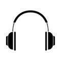 Headphones icon. Earphone symbol Royalty Free Stock Photo