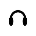 Headphones Icon in trendy flat style vector illustration, earphone icon. Headphones symbol for your web site design, logo, app, UI Royalty Free Stock Photo