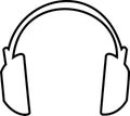 Headphones Outline