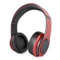 Headphones red Royalty Free Stock Photo