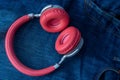 Headphones system vifi9.2 chanan omnidirectional 6d system on denim fabric fashion technology