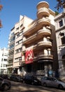 Headquarters building of the Portuguese Communist Party, PCP, former Hotel Vitoria at Ave da Liberdade, Lisbon, Portugal