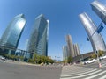 Headquarters buildings in the Wangjing core business district in Beijing