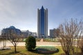 Headquarters of Gazprom Royalty Free Stock Photo