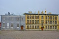 Headquarters-officer house and building of Officer meeting in Peter and Paul Fortress in Saint Petersburg, Russia Royalty Free Stock Photo