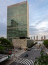 Headquarters of United Nations in New York City Royalty Free Stock Photo