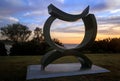 Headrest at Sculpture by the Sea Bondi Royalty Free Stock Photo